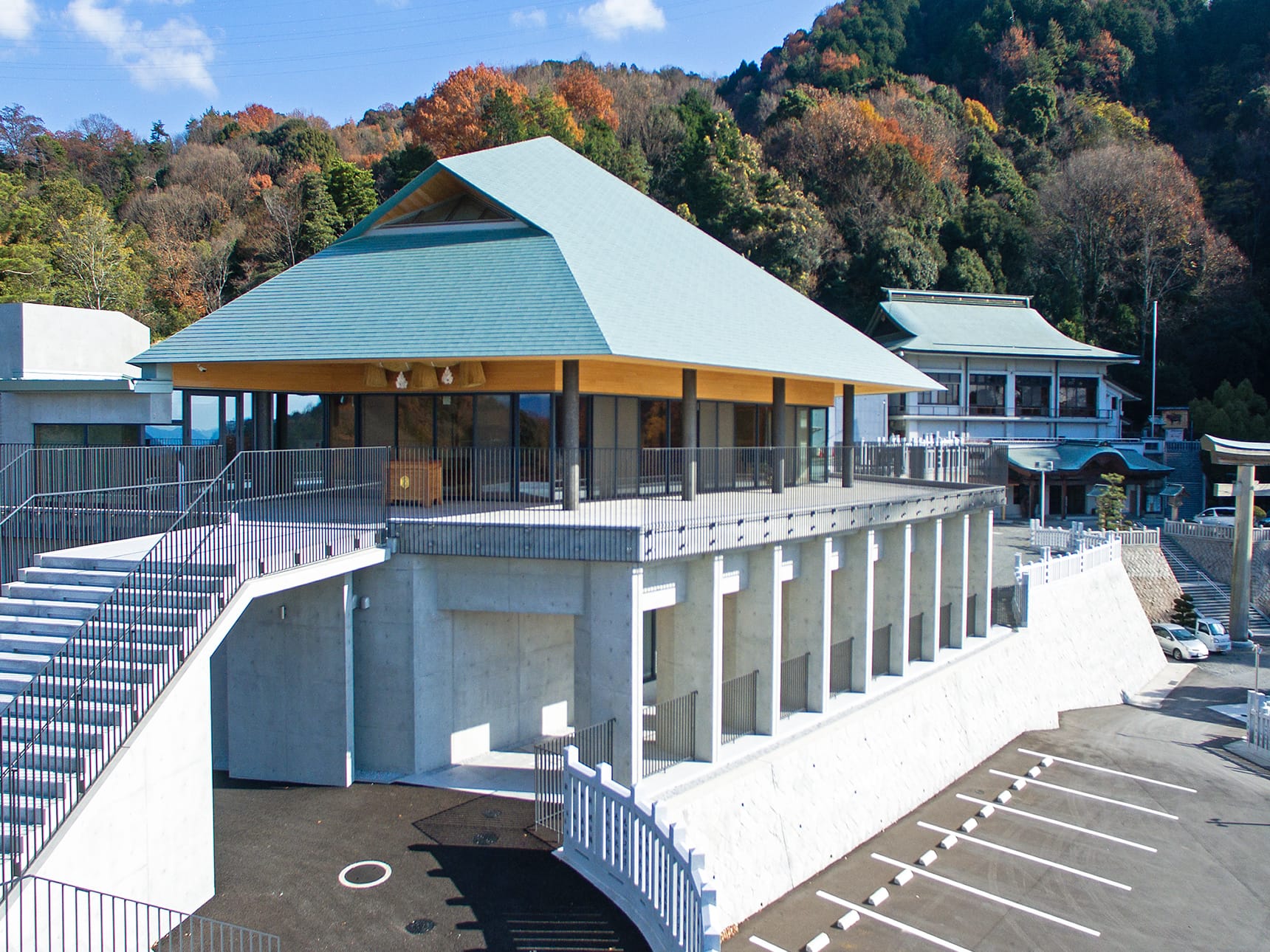 出雲大社広島分祠神楽殿御造営・境内 ｜増岡組